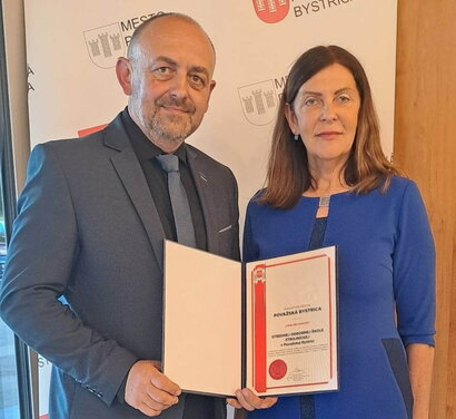 Verejné uznanie z rúk primátora mesta Považská Bystrica