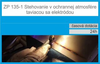 Stehovanie v ochrannej atmosfére taviacou elektródou