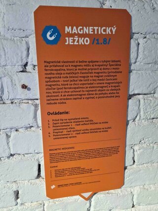 Interaktívna výstava – stála expozícia: Magnetický ježko 