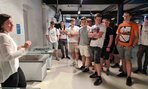 Interaktívna výstava – stála expozícia: Výroba ocele – sprievodkyňa oboznámila žiakov 