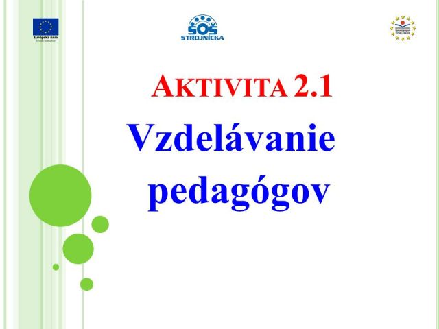 Aktivity pedagógov projektu